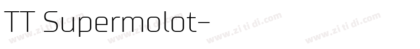 TT Supermolot字体转换
